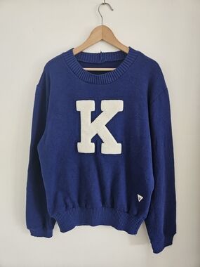 Vintage Kentucky Wildcats Varsity Crewneck Sweater Mens Extra Large 90s